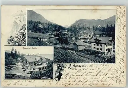 Birkenstein Hotel Schober x 1904