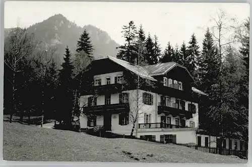 Birkenstein Birkenstein Hospiz St. Hildegard ungelaufen ca. 1955 / Fischbachau /Miesbach LKR