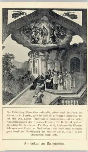 Birkenstein Birkenstein Gnadenkapelle ungelaufen ca. 1920 / Fischbachau /Miesbach LKR