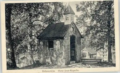 Birkenstein Birkenstein Herz Jesu Kapelle ungelaufen ca. 1920 / Fischbachau /Miesbach LKR