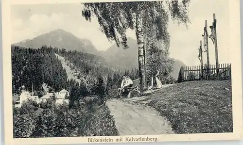 Birkenstein Birkenstein Kalavarienberg ungelaufen ca. 1920 / Fischbachau /Miesbach LKR