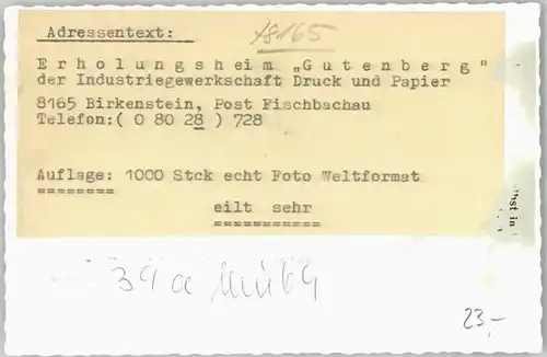 Birkenstein  o 1969