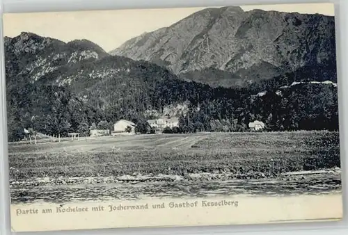 Kochel See Kochel See Jocherwand Kesselberg ungelaufen ca. 1900 / Kochel a.See /Bad Toelz-Wolfratshausen LKR