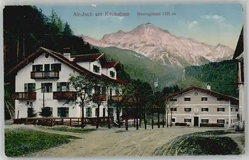Kochel See Herzogenstand x 1926