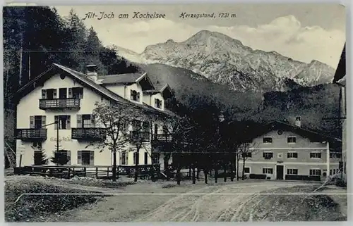Kochel See Herzogenstand x 1921