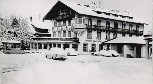 Kochel See Alpen Hotel Schmied von Kochel o 1962