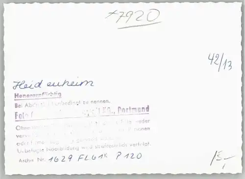 wd73339 Heidenheim Brenz Heidenheim Fliegeraufnahme o 1961 Kategorie. Heidenheim an der Brenz Alte Ansichtskarten
