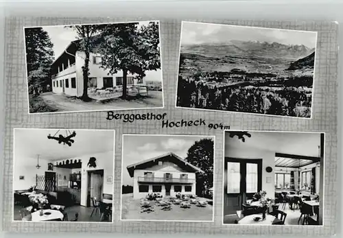 Miesbach Miesbach Gasthof Hocheck ungelaufen ca. 1955 / Miesbach /Miesbach LKR