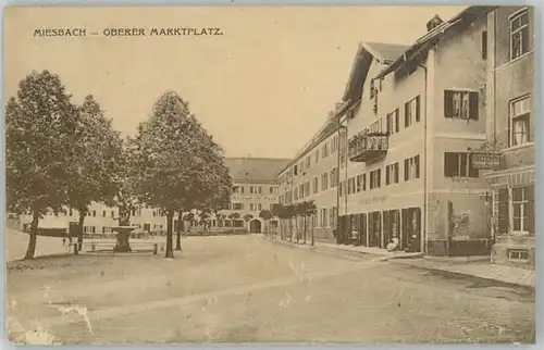 Miesbach Miesbach Marktplatz ungelaufen ca. 1910 / Miesbach /Miesbach LKR