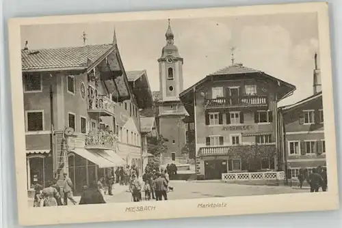 Miesbach Miesbach Marktplatz ungelaufen ca. 1920 / Miesbach /Miesbach LKR