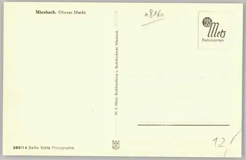 Miesbach Miesbach  ungelaufen ca. 1955 / Miesbach /Miesbach LKR