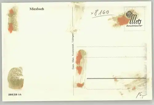 Miesbach Miesbach  ungelaufen ca. 1920 / Miesbach /Miesbach LKR