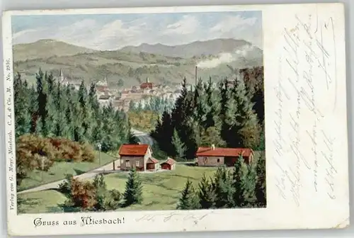 Miesbach Kuenstlerkarte x 1901