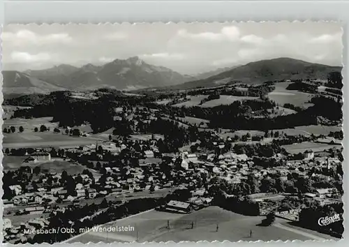 Miesbach Miesbach Wendelstein Fliegeraufnahme ungelaufen ca. 1955 / Miesbach /Miesbach LKR