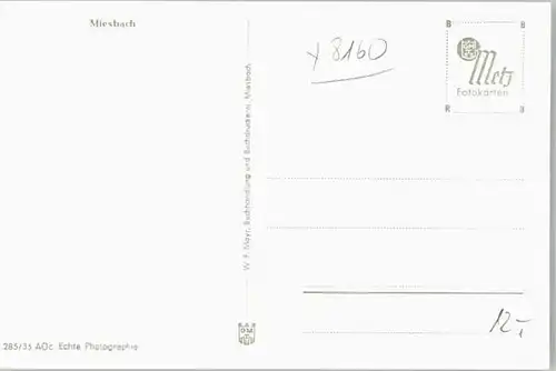 Miesbach Miesbach  ungelaufen ca. 1955 / Miesbach /Miesbach LKR