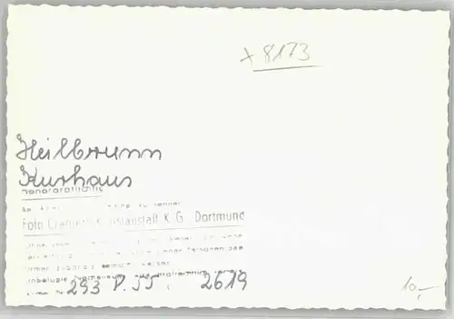 Bad Heilbrunn Bad Heilbrunn  ungelaufen ca. 1955 / Bad Heilbrunn /Bad Toelz-Wolfratshausen LKR