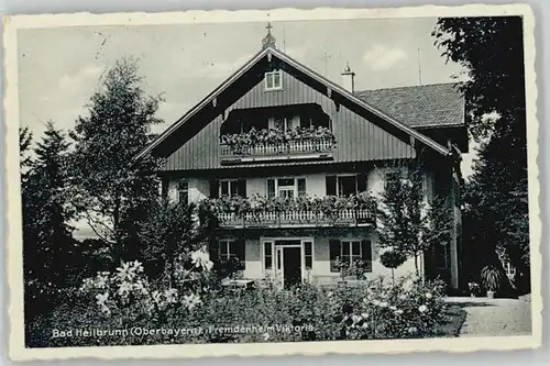 Bad Heilbrunn Fremdenheim Viktoria x 1932