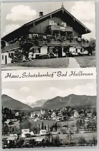 Bad Heilbrunn Haus Schutzherrhof x 1955