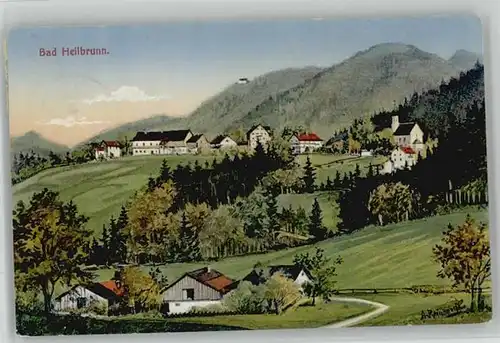 Bad Heilbrunn Kuenstlerkarte x 1909