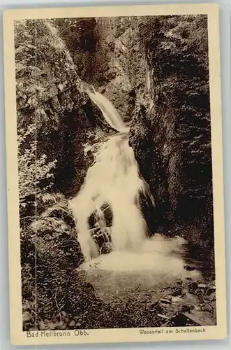 Bad Heilbrunn Wasserfall Schellenbach x 1930