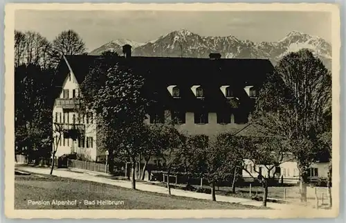 Bad Heilbrunn Pension Alpenhof x 1941