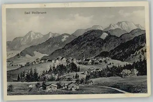 Bad Heilbrunn KuenstlerE. Felle x 1925