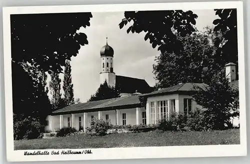 wd74665 Bad Heilbrunn Bad Heilbrunn Wandelhalle x 1960 Kategorie. Bad Heilbrunn Alte Ansichtskarten