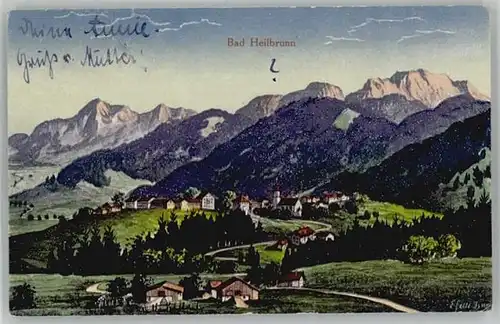 Bad Heilbrunn KuenstlerE. Felle x 1919