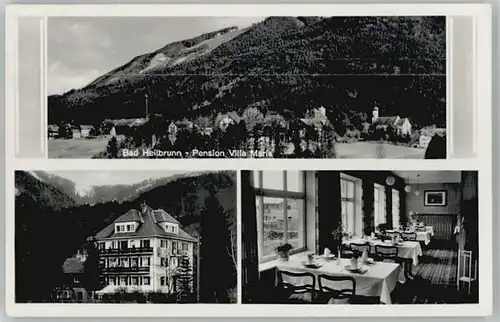Bad Heilbrunn Pension Villa Maria x 1940