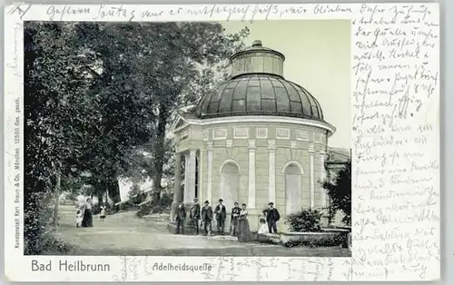Bad Heilbrunn Adelheidsquelle x 1904