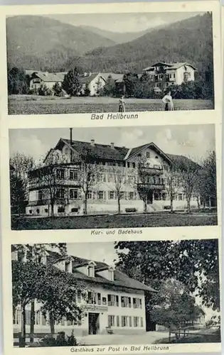 Bad Heilbrunn Gasthaus Post x 1909