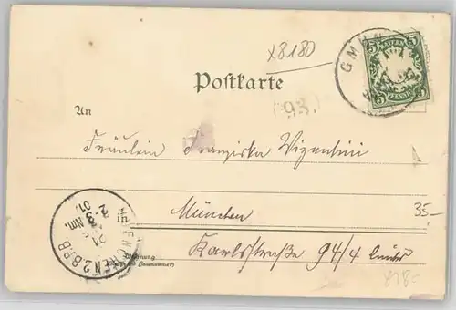 Rottach-Egern Rottach-Egern Kuenstlerkarte x 1901 / Rottach-Egern /Miesbach LKR
