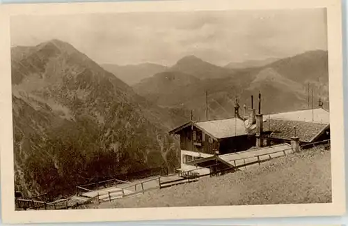 Rottach-Egern [Stempelabschlag] Hirschberg Unterkunftshaus x 1928