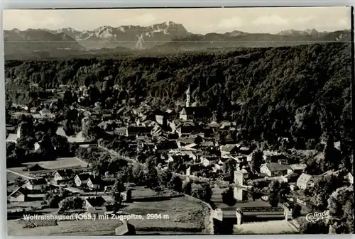 Wolfratshausen Wolfratshausen Fliegeraufnahme ungelaufen ca. 1965 / Wolfratshausen /Bad Toelz-Wolfratshausen LKR