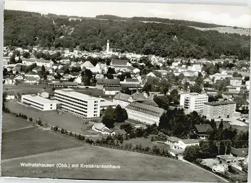 Wolfratshausen Wolfratshausen Fliegeraufnahme ungelaufen ca. 1965 / Wolfratshausen /Bad Toelz-Wolfratshausen LKR