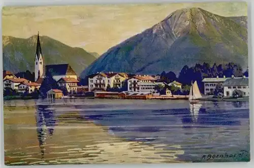 Rottach-Egern Rottach-Egern KuenstlerF. Bernhard ungelaufen ca. 1920 / Rottach-Egern /Miesbach LKR