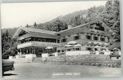 Rottach-Egern Rottach-Egern Gasthof Moni Alm ungelaufen ca. 1955 / Rottach-Egern /Miesbach LKR