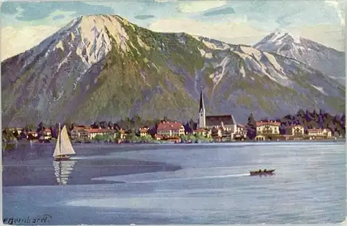 Rottach-Egern Rottach-Egern KuenstlerF. Bernhard ungelaufen ca. 1920 / Rottach-Egern /Miesbach LKR