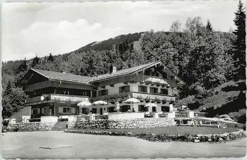 Rottach-Egern Rottach-Egern Gasthaus Moni Alm ungelaufen ca. 1955 / Rottach-Egern /Miesbach LKR