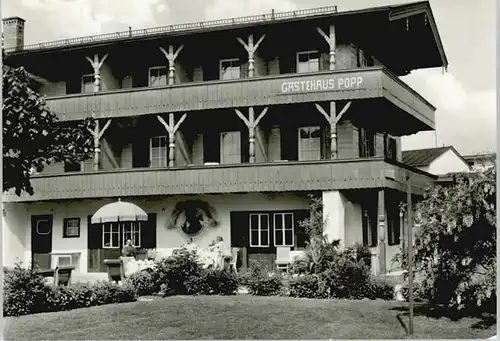 Rottach-Egern Rottach-Egern Gaestehaus Andreas Popp Seestrasse 16 ungelaufen ca. 1965 / Rottach-Egern /Miesbach LKR