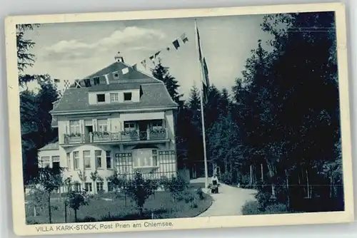 Prien Chiemsee Villa Kark Stock x 1928