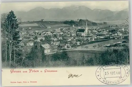 Prien Chiemsee Prien Chiemsee  ungelaufen ca. 1900 / Prien a.Chiemsee /Rosenheim LKR