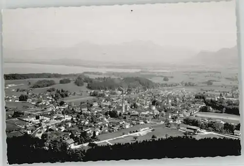 Prien Chiemsee Fliegeraufnahme o 1958