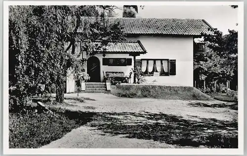 Prien Chiemsee Prien Chiemsee Haus Hoehenberg ungelaufen ca. 1955 / Prien a.Chiemsee /Rosenheim LKR