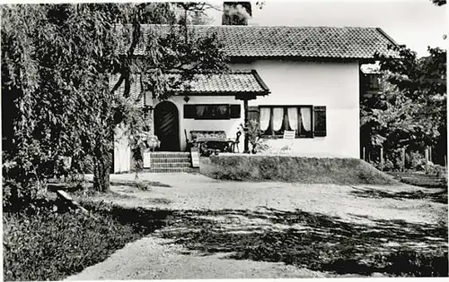 Prien Chiemsee Prien Chiemsee Haus Hoehenberg ungelaufen ca. 1955 / Prien a.Chiemsee /Rosenheim LKR