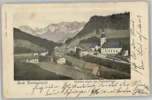 Ramsau Berchtesgaden Reitergebirge x 1901