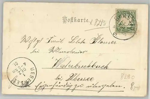 Ramsau Berchtesgaden Reitergebirge x 1901