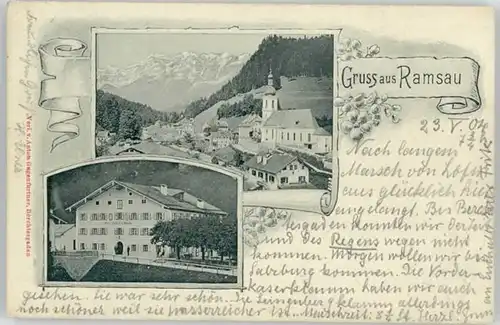 Ramsau Berchtesgaden Ramsau  x 1904 / Ramsau b.Berchtesgaden /Berchtesgadener Land LKR