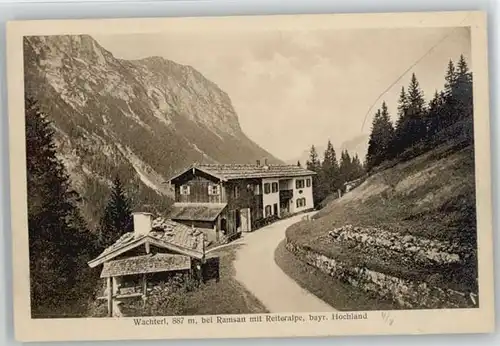 Ramsau Berchtesgaden Gasthaus Schwarzbachwacht o 1924