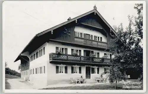Ramsau Obermuehl Haus Jungermayr x 1954